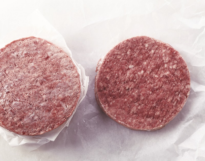 Fresh meats being prepared for blast freezing