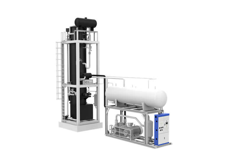 Máquina de gelo com tubo de amônia de 100 toneladas