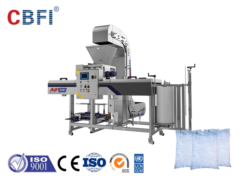 Máquina de embalagem de gelo CBFI para fábrica automática de gelo