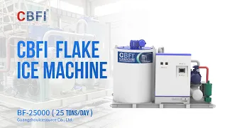 【EN】 CBFI BF25000 | Máquina de Gelo em Escamas de 25 TPD | Teste de Pré-Embarque na Fábrica